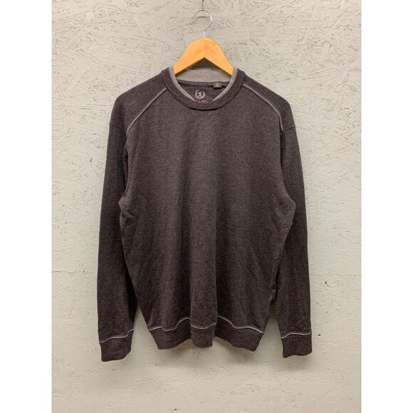 Bugatchi Mens Knit Stitch Crew Neck Sweater Size XL‎ Merino Wool - Picture 1 of 10